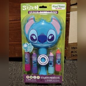 Disney Stitch Lip Balm Collection With Light-up Mirror